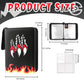Goroma Card Binder 9-Pockets, 900 Pockets Card Holder With 50 Removable Sleeves, Trading Card Collector Zipper Album Holder - Bl