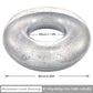 Moko Swim Rings With Glitter, 90Cm Diameter Inflatable Pool Float Swimming Pool Float Tube Round Shaped Swimming Tube Water Fun