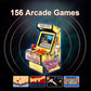 Easegmer Mini Arcade Game Machines For Kids With 156 Classic Portable Handheld Video Games 16 Bit 2.8 Inches Screen Travel Gaming Electronic Toys Novelty Gift For Boys And Adults - Yellow