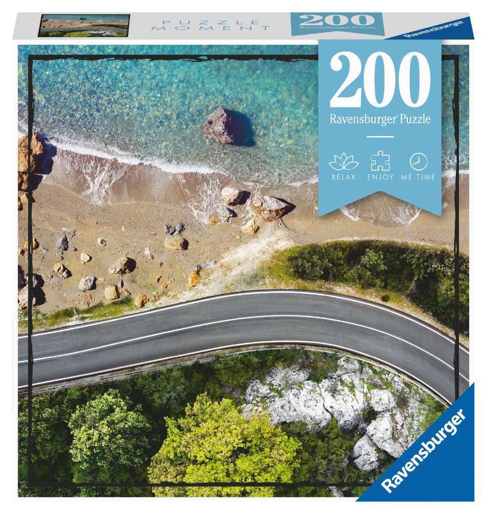 Ravensburger Puzzle Moment: Beach Road 200 Piece Jigsaw Puzzle For Adults - 13306 - Handcrafted Tooling, Made In Germany, Every Piece Fits Together Perfectly