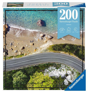 Ravensburger Puzzle Moment: Beach Road 200 Piece Jigsaw Puzzle For Adults - 13306 - Handcrafted Tooling, Made In Germany, Every Piece Fits Together Perfectly