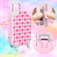 20Pcs 18 Inch Girl Doll Accessories Case Luggage Travel Play Set With Clothes, Bag, Travel Pillow, Glasses, Computer, Pretend Makeup Toy, Stuff For 18 Inch Doll - Christmas Birthday Gift