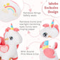 Labebe Baby Rocking Horse With Seat Belt,Ride Unicorn Bouncer For Kid 6 Month -3 Years,Stuffed Animal Rocker,Riding Toy For Baby Girls, Nursery Birthday Gift