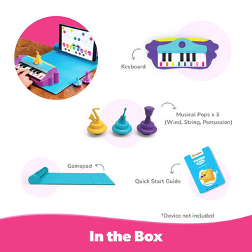 Playshifu Plugo Tunes - Interactive Musical Toy And Piano Learning Kit, Educational Toys For Early Skill Development In Kids Age