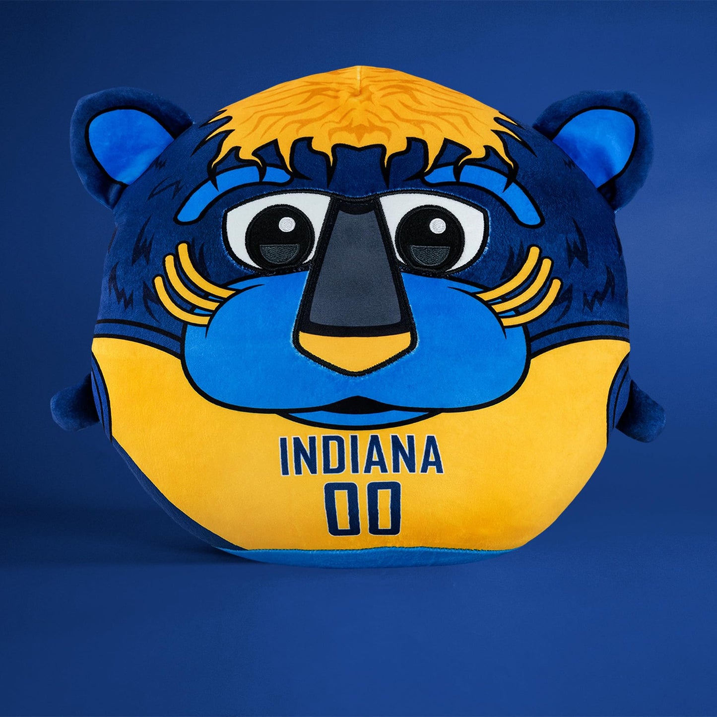 The Sleep Squad Indiana Pacers Boomer Plushie - 12" Kiri Cloud Mascot, Crystal Velboa Polyester