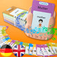 Halcontorno Talking Flash Cards For Kids - German Bilingual English Flashcard For Toddlers 3-12, Test Mode, 510 Sight Words, Aud