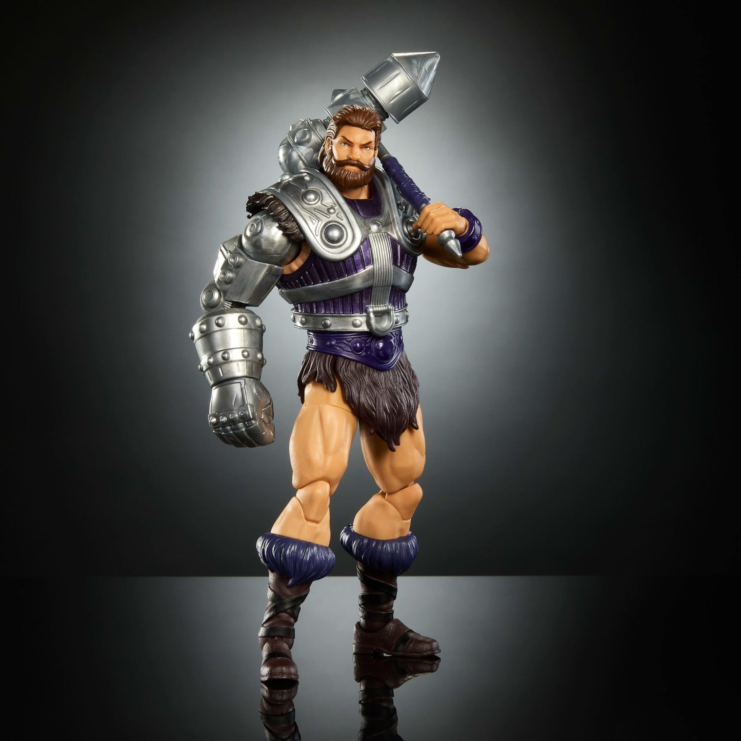 Masters of the Universe 7-Inch Action Figure - New Eternia Fisto, Multicolor, 30 Articulations, Model JBP76, Plastic