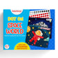 Brainloop Dot On Sticker Activity, MessFree Sticker Craft, 12 Colourful Sticker Sheets, TravelFriendly, Multicolour, 18 Cm X 2