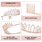 10Th Birthday Decorations For Girls, Including Sash, Crown/Tiara, Candles, Cake Topper. 10Th Birthday Gifts For Girls, Rose Gold Party Decor Supplies