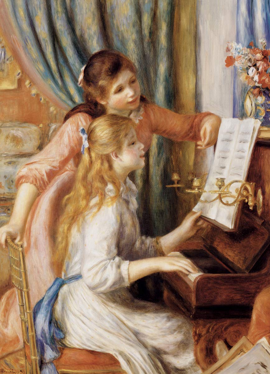 Eurographics Girls At Piano By Pierre Auguste Renoir 1000 Piece Puzzle