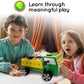 Toddler Montessori Busy Board - Wooden Educational Toy With Lights, Switches, Relay, Key, Bulbs, Sensory Board On Wheels - Presc