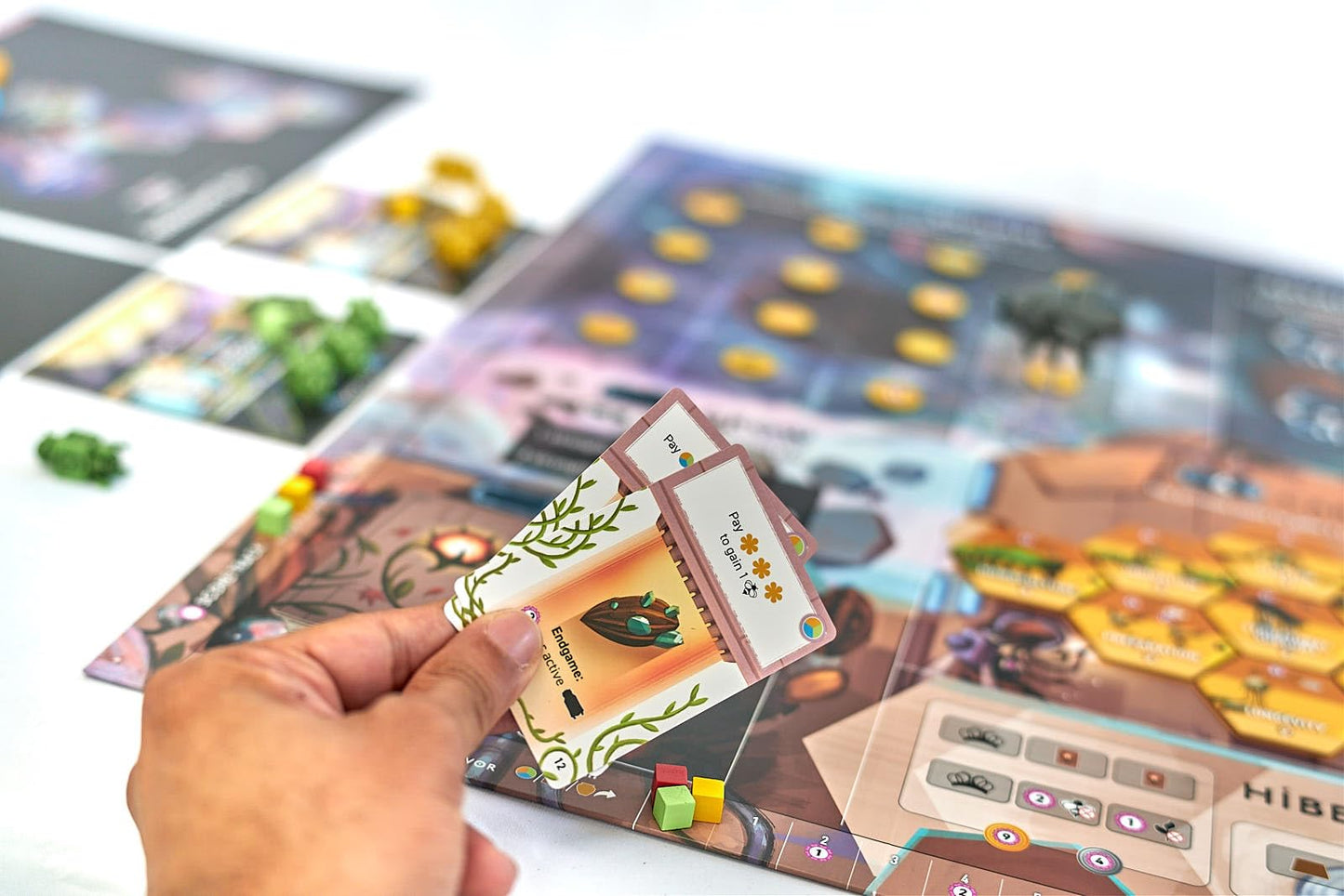 Stonemaier Games Apiary Board Game | Strategy Game for 1-5 Players | Build Your Hive in Space | Model STM750 | Multicolor Cardboard