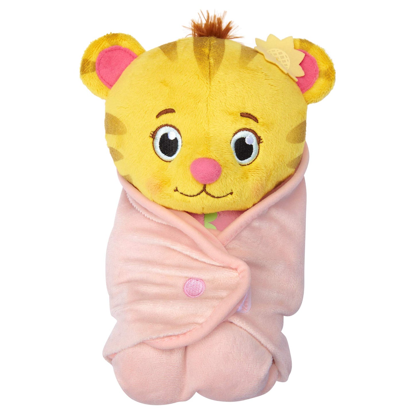 JAKKS Pacific Daniel Tiger's Neighborhood Plush Baby Margaret Doll, Pink/Yellow, Model 84797, Soft Cuddly Toy