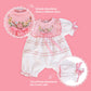 Aori Reborn Baby Dolls Clothes - Pink Outfit Clothing Set For 20-22 Inch Lifelike Newborn Girl Dolls