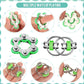 3 Pieces Handheld Mini Sensory Fidget Toy Set Includes Six Roller Chain And Key Flippy Chain Bike Chain Fidget Handheld Fidget Pad Stress Relief Toys For Adults Teens Relieve Stress(Black And Green)