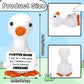 Juleasel Mini Goose Positive Crochet Animal Emotional Support Crochet Desk Goose With Positive Card For Coworkers Best Friend En
