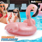 MoNiBloom Pool Float for mature-themed Inflatable Giant Floaties Flamingo Lake Rafts Swimming Floaty Summer Beach Ride-ons