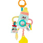 Jollybaby Baby Pull Vibration Toy - Tummy Time Sensory Hanging Toys for Car Seat  Stroller  Crib & Play Gym  with Babier Teether  Air Travel Toys for Toddlers Gift - Baby Bottle