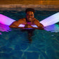 PoolCandy Inflatable Jumbo Swim Noodles (Illuminated LED Color Changing Swim Noodle)