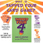 Tapped Four Card Game, 2 To 8 Players - Strategy, Luck, Laughter, Nonstop Fun For Family And Friends