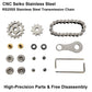 ILYMB Chain Gear Fidget Spinner, Metal Sprocket Chain Fidget Toy, Stress Anxiety Relief Fidget Toy, Bike Chain Gears Novelty Toy