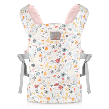 Gagaku Doll Carrier Front And Back Soft Cotton Stuffed Animal Carriers For Baby - Rose Garden