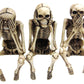 Pacific Giftware Ptc 3.75 Inch See, Speak And Hear No Evil Shelf Sitters Statue Figurine