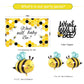 PYCALOW Bee Tableware Decorations - Bumble Bee Themed Party Supplies Include Backdrop, Banner, Plates, Cups, Napkins, Cutlery, T