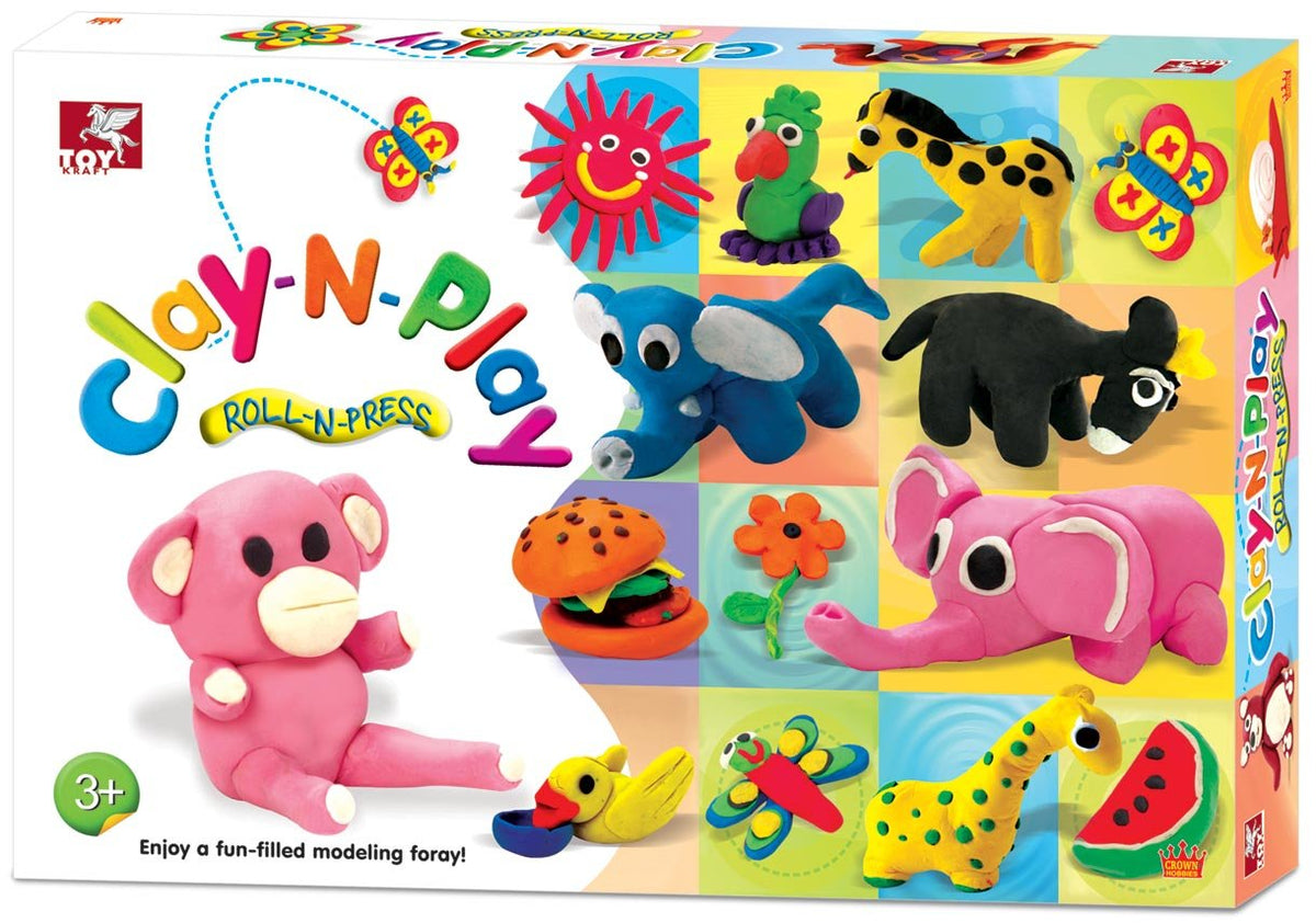 Toykraft Clay N Play Roll N Press