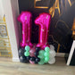1 Balloon Number Hot Pink 1 Birthday Balloon 40 Inch Foil Mylar Large 1 Balloon Numbers For Birthday Party Anniversary Festival
