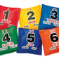 Sportime Utility Sequencing Educational Beanbags, Set of 6