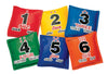 Sportime Utility Sequencing Educational Beanbags, Set of 6