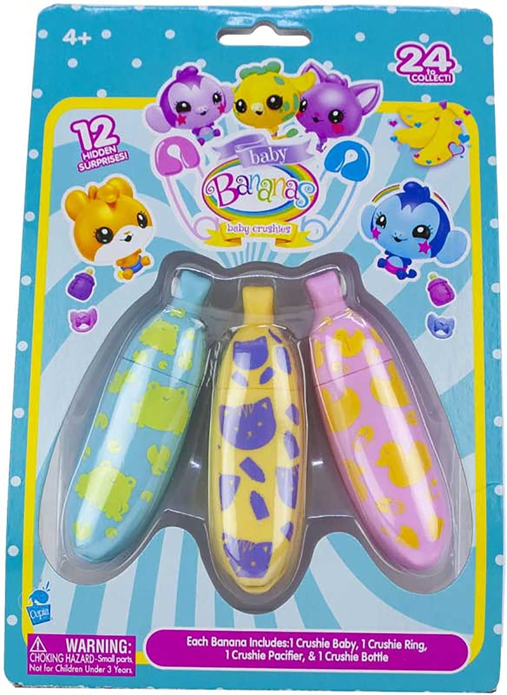 Baby Bananas Baby Crushies Mystery Bunch 3-Pack (Random Colors)