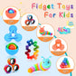 Fidget Toys Adults Pack, Fidget Spinner For Kids, 10Pc Sensory Toys Pack For Kids Teen Autism, Desk Toy Stress Relief Toys For A