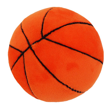 June Garden 3' My First Basketball - Plush Baby Rattle Sensory Toy - Safe Soft Sports Toy For Infants Boys And Girls
