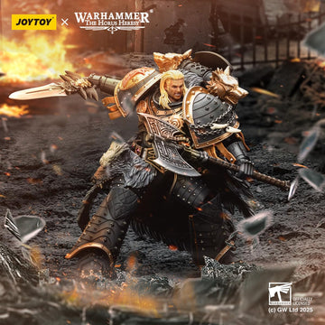 malt-inspiredISE JOYTOY 1/18 Action Figures Mech - Warhammer The Horus Heresy Space Wolves Leman Russ Primarch of The VIth Legion - 7 Classic Character Collectible Age 15 and Above