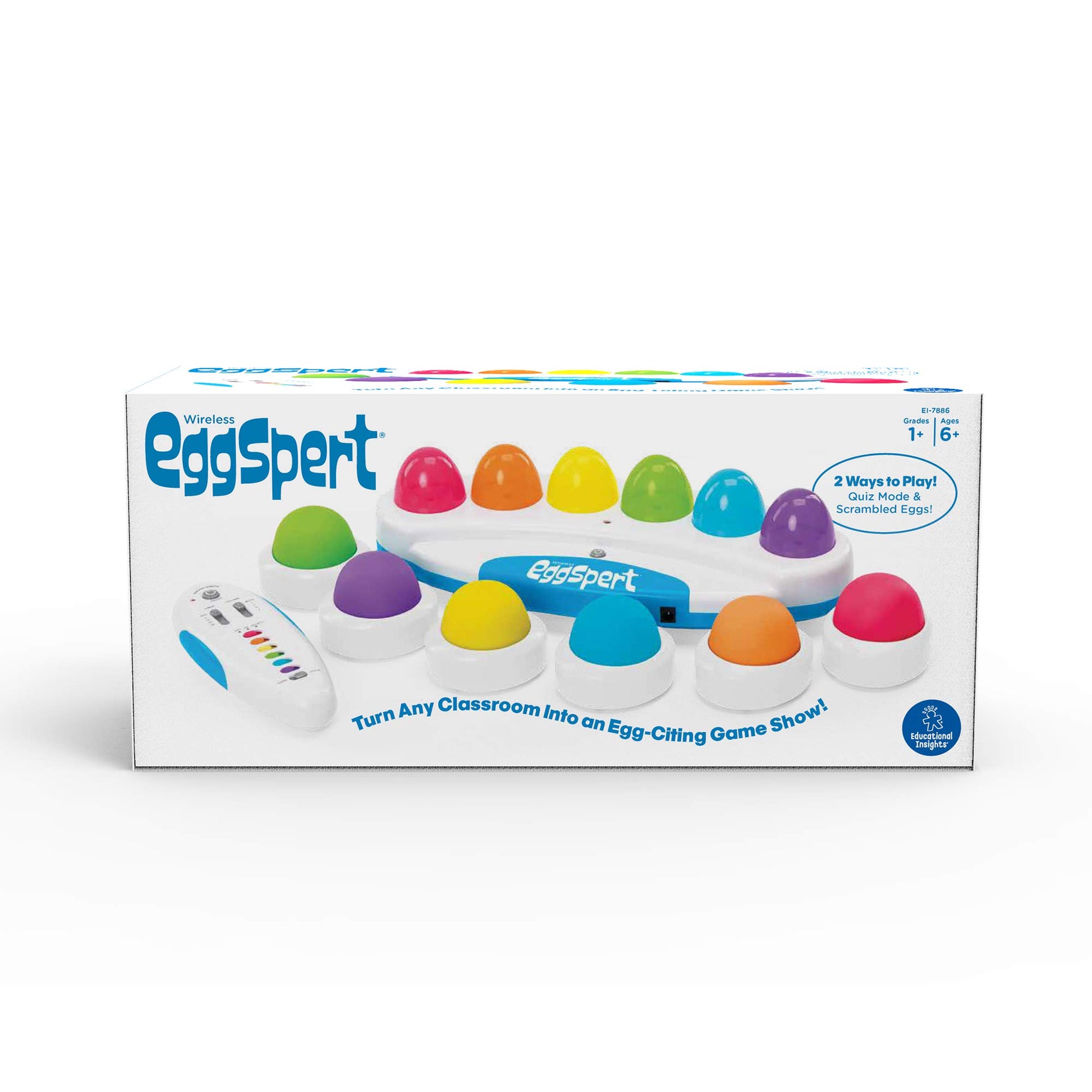 Educational Insights Wireless Eggspert 2.4 Ghz - Classroom Games And Buzzers, Teacher And Classroom Must Haves, Back To School S
