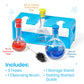 Hand2Mind Starter Science Measuring Flask Set, Plastic Beakers For Kids, Science Lab Equipment, Measuring Toys For Kids, Kids Chemistry Set, Educational Science Kits, Science Supplies For Classroom