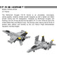 Apostrophe Games 5 Military Building Block Sets (728 Pieces) F/A-18 Hornet, F-14 Tomcat Fighter Jet, Ah-64 Apache Helicopter, M2