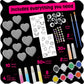 Hearts Rock Painting Kit for Kids - Glow in The Dark - Arts and Crafts for Girls Ages 4-12 - Valentines Gifts for Girls Art Toys
