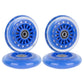 Aowesm Wiggle Car Polyurethane Replacement Wheels Upgrade Swing Car Wheels W/Bearings Abec-9 For Ride-On Toys - Twist, Swivel, G