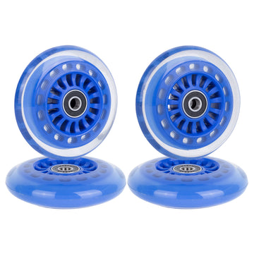 Aowesm Wiggle Car Polyurethane Replacement Wheels Upgrade Swing Car Wheels W/Bearings Abec-9 For Ride-On Toys - Twist, Swivel, G