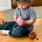 The Petting Zoo Axolotl Plushie - Small Pink Salamander Squeeze Toy, Soft Polyester, Perfect Gift for Kids