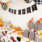 Ggde 4 Pcs Racing Car Plastic Table Cover Boys Birthday Car Theme Party Decor Supplies