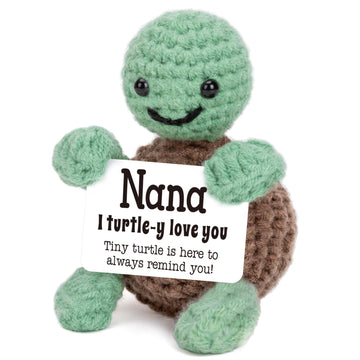 Mini Funny Turtle Nana Gifts From Grandkids, Small Gifts For Nana Christmas Birthday Presents, Love Nana Gifts From Granddaughte
