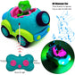 Tipmant Cute Rc Car Vehicle Radio Remote Control Dinosaur Dino Animal Baby Toddler Little Kids Birthday Gifts (Green)