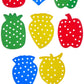 Intra Kids Colorful FruitShaped Lacing Cards Set  Fruits N Threads Fine Motor Skill Toy For Toddlers & Preschool Kids (12Piec