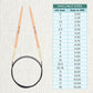 KNITPRO 100 cm x 4.5 mm Basix Fixed Circular Needles, Birch