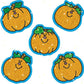 Carson Dellosa 75 Pumpkin Glitter Stickers, 3 Sheets of Incentives for Fall Crafts, Halloween, Scrapbooking, Teacher Planner, Re