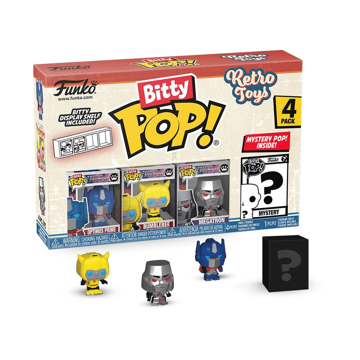 Funko Bitty POP! 4 Pack: Transformers  Optimus Prime + Mystery Minis